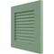 Ekena Millwork 12"W x 12"H True Fit PVC Louver Shutters Sample, Track Green SAMPLE-TFPLVTG - alternate 2